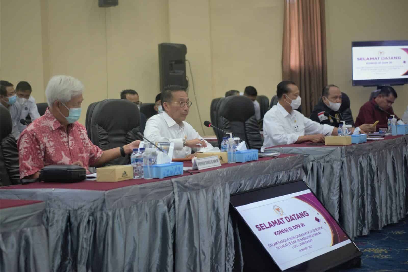 KOMISI III DPR RI UNGKAP DUKUNGANNYA PADA BNN RI KOMISI III DPR RI UNGKAP DUKUNGANNYA PADA BNN RI