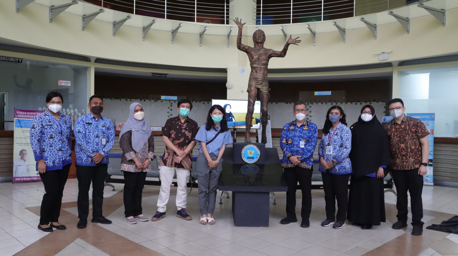 Kembangkan dan evaluasi terapi berbasis komunitas, Center for Southeast Asian Sudies (CSEAS) Kyoto University bersama fakultas kedokteran Universitas Indonesia (FKUI) Kunjungi Rehab Lido BNN