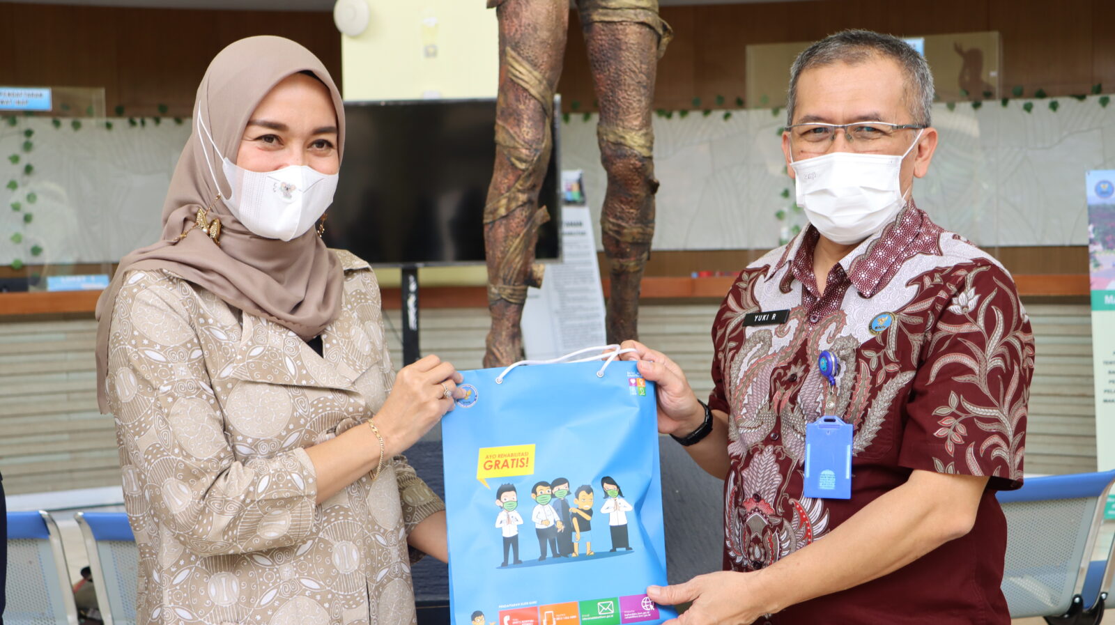 Konsultasi Aksi P4GN, Kesbangpol Kota Bukittinggi Kunjungi Rehab Lido BNN