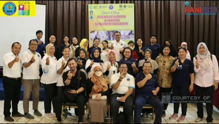 Balai Besar Rehabilitasi Gandeng Puskesmas Ciderum, RS Puri Medika, dan Stikes YASPEN Puri Medika adakan kegiatan Pra Hari Anti Narkotika Internasional (HANI) 2023.