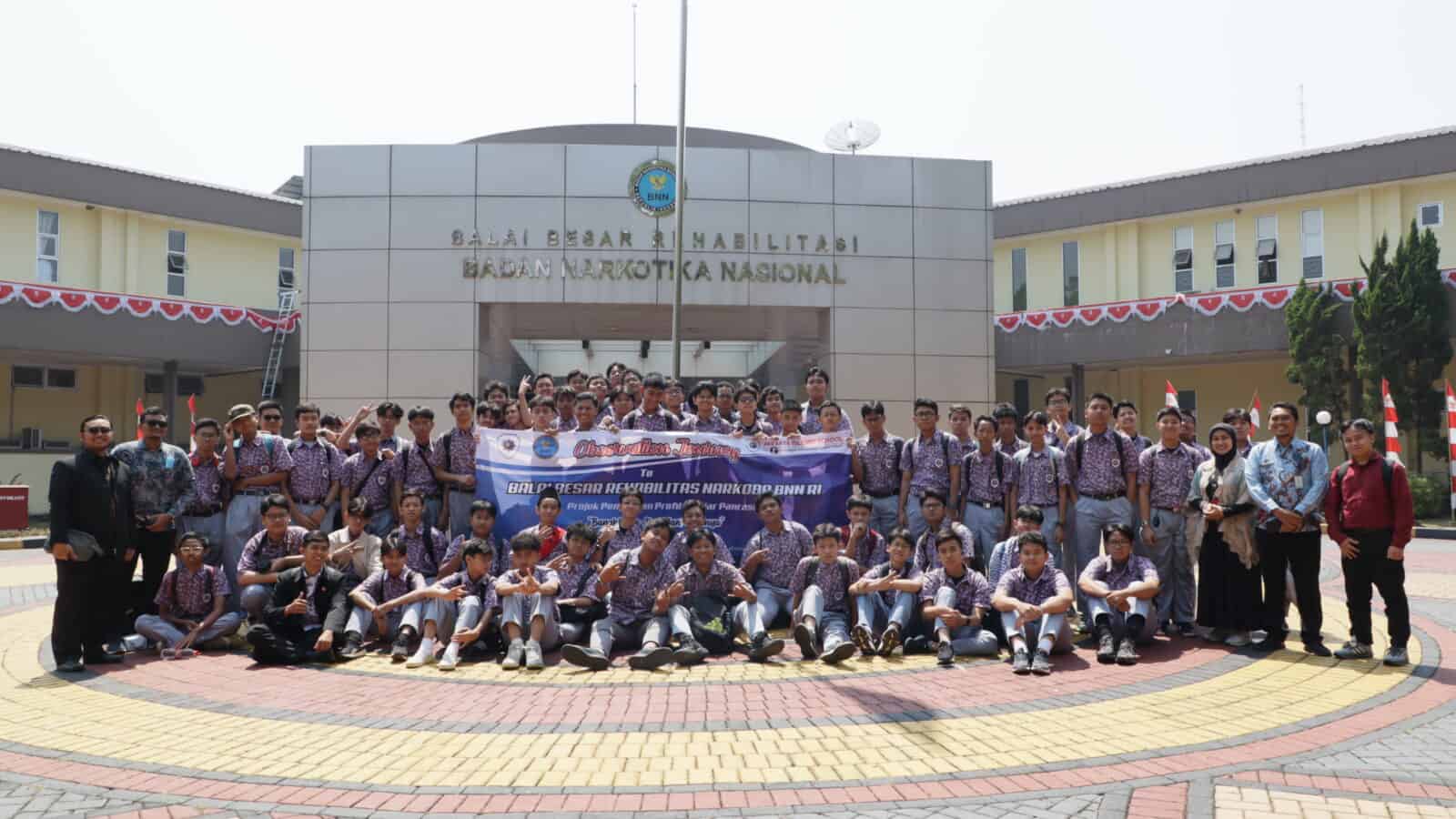 Cegah Penyalahgunaan Narkoba Pada Siswa, Jakarta Islamic School (JIS) kunjungi Balai Besar Rehabilitasi BNN