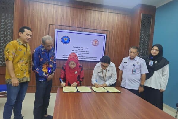Penandatanganan Perjanjian Kerja Sama Antara Balai Besar Rehabilitasi BNN dengan Kelompok Kerja Neurorestorasi-Neuroengineering Perhimpunan Dokter Spesialis Neurologi Indonesia